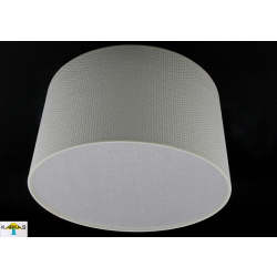 Abażur rattanowy walec z denkiem do zwisu E27- 45x25cmH