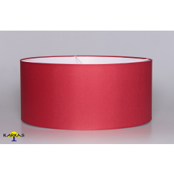 Abażur walec 55cmx25cmH bordowy - E27