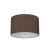 Walec do zwisu/ lampy stojącej E27- brązowy len 40x24cmH