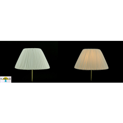 Abażur marszczony 40,5cm E27 do lampy stojącej