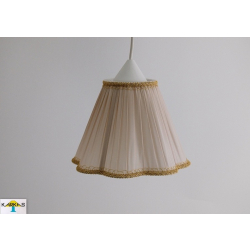Stylowy abażur 22cm do lampy E27 od góry