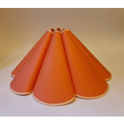 Abażur do zwisu E27 - 45cm płatki kwiatów