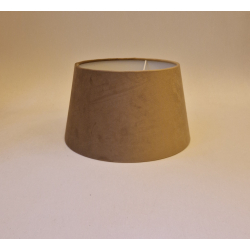 Abażur 25cm welur- cappuccino- abażur do kinkietu lub lampki nocnej E27