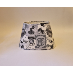 Abażur owal 30cm do lampki stojącej- lampki nocnej E27