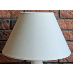 Abażur 45cm do lampy stojącej E27- kremowy chintz