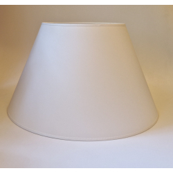 Abażur 45cm do lampy stojącej E27- biały chintz