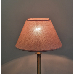 Abażur 25cm do lampki stojącej E27- łososiowy len