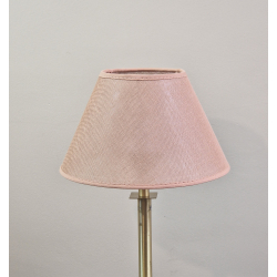 Abażur 25cm do lampki stojącej E27- łososiowy len