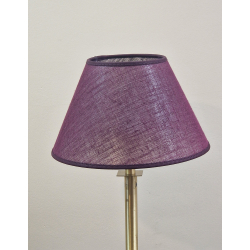 Abażur 25cm do lampki stojącej E27- buraczany len