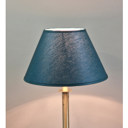Abażur 25cm do lampki stojącej E27- zielony butelkowy chintz