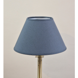 Abażur 25cm do lampki stojącej E27- bawełna antracytowa