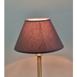 Abażur 25cm do lampki stojącej E27- brązowa bawełna