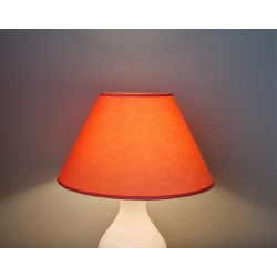 Abażur 30cm do lampy stojącej E27- koralowy chintz