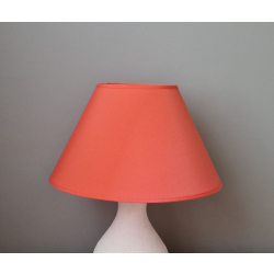 Abażur 30cm do lampy stojącej E27- koralowy chintz