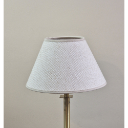 Abażur 25cm do lampki stojącej E27 - len cappuccino / melange