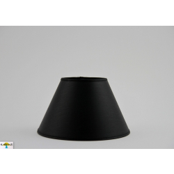 Abażur 25cm do lampki stojącej E27- czarny chintz