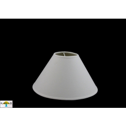Abażur 25cm do lampki stojącej (na żarówkę), biały chintz