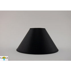 Abażur 25cm do lampki stojącej (na żarówkę) - czarny chintz