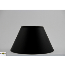 Abażur 30cm do lampy stojącej E27- czarny chintz