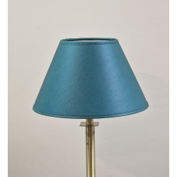 Abażur 30cm do lampy stojącej E27- zielony butelkowy chintz