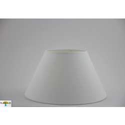 Abażur 35cm do lampy stojącej E27- biały chintz