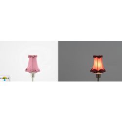 Stylowy abażur do kinkietu lub żyrandola