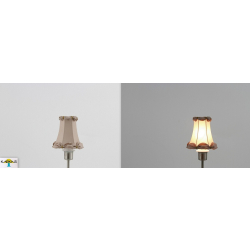 Stylowy abażur do kinkietu lub żyrandola