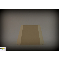 Abażur ośmioboczny 25cm- do lampki stojącej E27- kremowy chintz