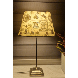Abażur owal 30cm do lampki stojącej- lampki nocnej E27