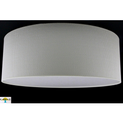 Abażur rattanowy walec z denkiem do zwisu- 70x25cmH