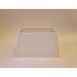 Abażur trapez 30/19cm - abażur do lampki nocnej E27 - biały chintz