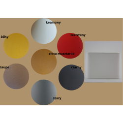 Abażur zaokrąglony prostokąt 35x20 - abażur do lampy stojącej E27 - różne kolory