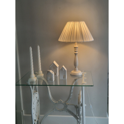 Abażur marszczony 36cm E27 do lampy stojącej