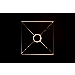 Stelaż do abażuru- 24cm kwadrat -bok 24cm komplet z ramką - E27