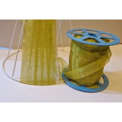 Taśma z organzy 20mm- limonkowa (45m)