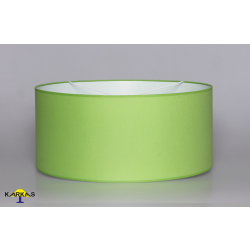 Abażur walec 55cmx25cmH zielony - E27