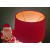 Abażur 30cm do małej lampy E27- bordowy ze złotym spodem X-mas