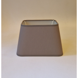 Abażur trapez 21/14,5cm - abażur do lampki nocnej- taupe E27