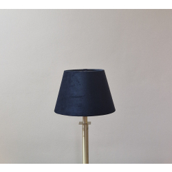 Abażur 20cm czarny welur - abażur do kinkietu lub lampki nocnej E27