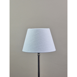 Abażur 20cm naturalny len - biały - abażur do kinkietu lub lampki nocnej E27