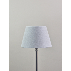 Abażur 20cm naturalny len - kamienny - abażur do kinkietu lub lampki nocnej E27