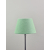 Abażur 20cm naturalny len - zielony - abażur do kinkietu lub lampki nocnej E27
