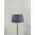 Abażur 25cm naturalny len- antracyt- abażur do kinkietu lub małej lampki E27